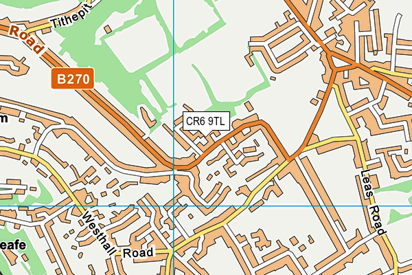 CR6 9TL map - OS VectorMap District (Ordnance Survey)