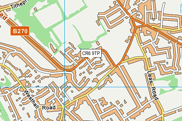 CR6 9TP map - OS VectorMap District (Ordnance Survey)