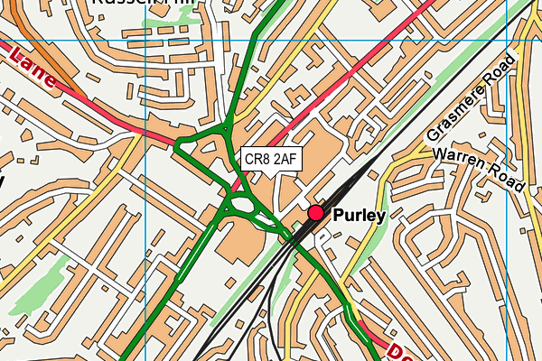 Map of PURLEY POINT LIMITED at district scale
