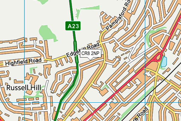 CR8 2NP map - OS VectorMap District (Ordnance Survey)