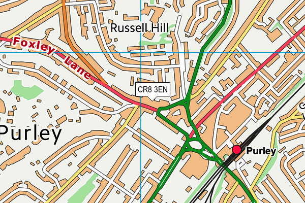 CR8 3EN map - OS VectorMap District (Ordnance Survey)