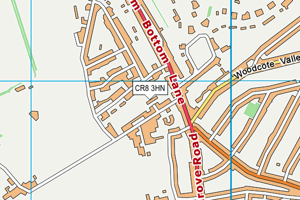 CR8 3HN map - OS VectorMap District (Ordnance Survey)