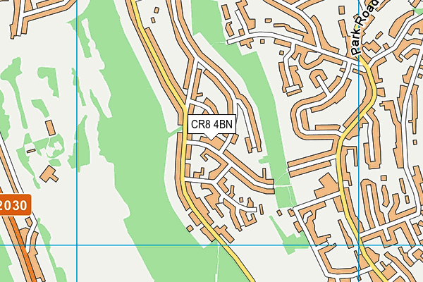 CR8 4BN map - OS VectorMap District (Ordnance Survey)
