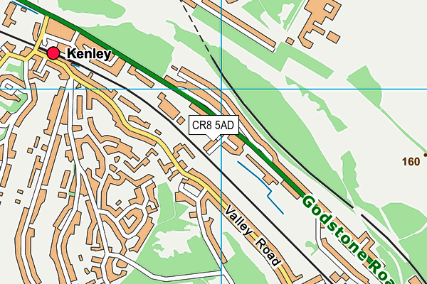 CR8 5AD map - OS VectorMap District (Ordnance Survey)