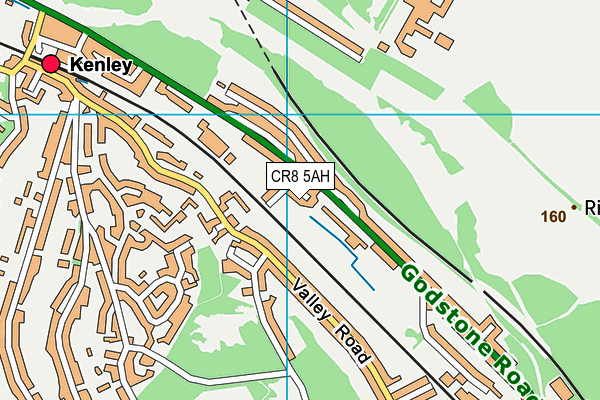 CR8 5AH map - OS VectorMap District (Ordnance Survey)