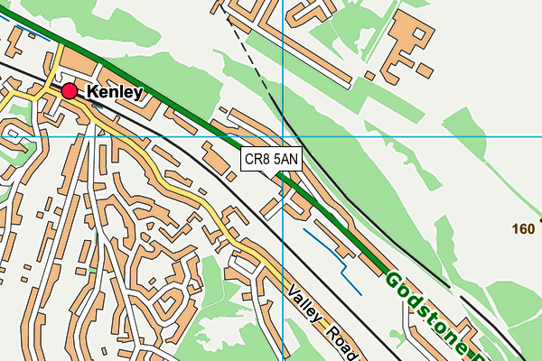 CR8 5AN map - OS VectorMap District (Ordnance Survey)