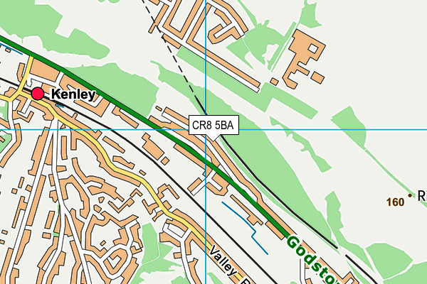 CR8 5BA map - OS VectorMap District (Ordnance Survey)