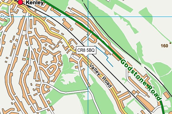 CR8 5BQ map - OS VectorMap District (Ordnance Survey)