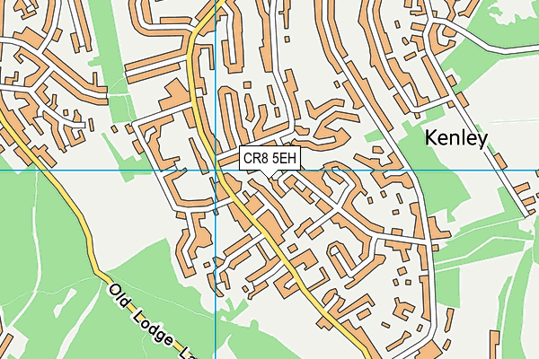 CR8 5EH map - OS VectorMap District (Ordnance Survey)