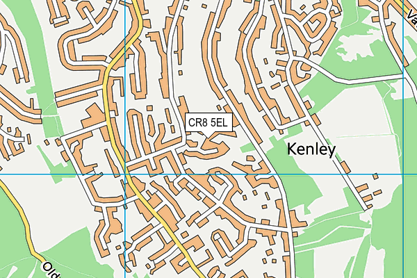 CR8 5EL map - OS VectorMap District (Ordnance Survey)