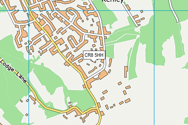CR8 5HH map - OS VectorMap District (Ordnance Survey)