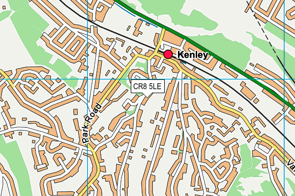 CR8 5LE map - OS VectorMap District (Ordnance Survey)