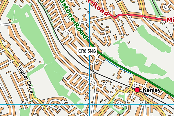 CR8 5NG map - OS VectorMap District (Ordnance Survey)