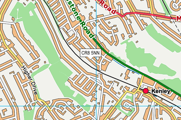 CR8 5NN map - OS VectorMap District (Ordnance Survey)