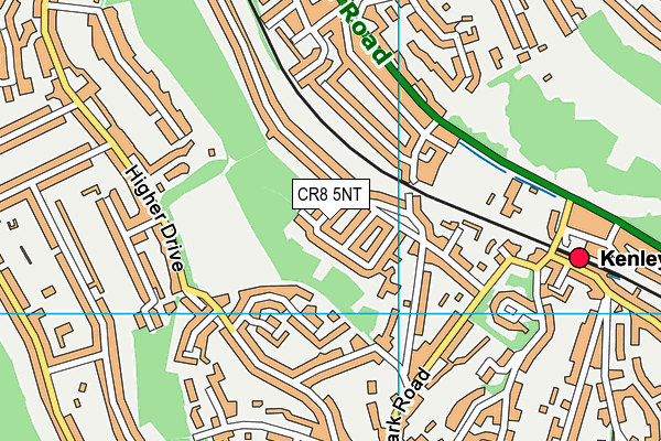 CR8 5NT map - OS VectorMap District (Ordnance Survey)