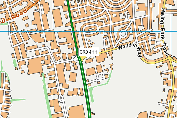 Hilton Croydon Hotel Health Club map (CR9 4HH) - OS VectorMap District (Ordnance Survey)