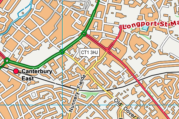 CT1 3HJ map - OS VectorMap District (Ordnance Survey)