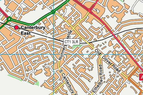 CT1 3LR map - OS VectorMap District (Ordnance Survey)