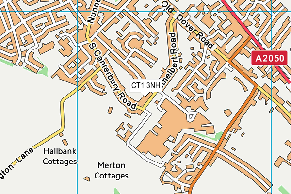 CT1 3NH map - OS VectorMap District (Ordnance Survey)