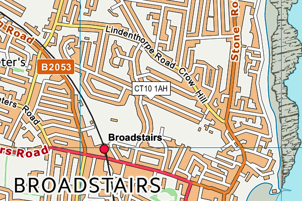 CT10 1AH map - OS VectorMap District (Ordnance Survey)