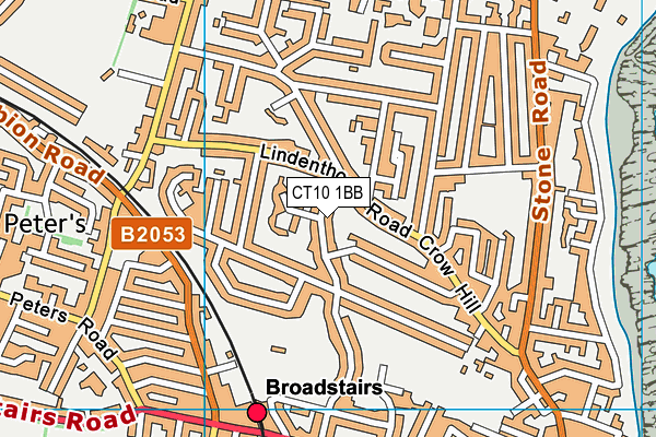 CT10 1BB map - OS VectorMap District (Ordnance Survey)