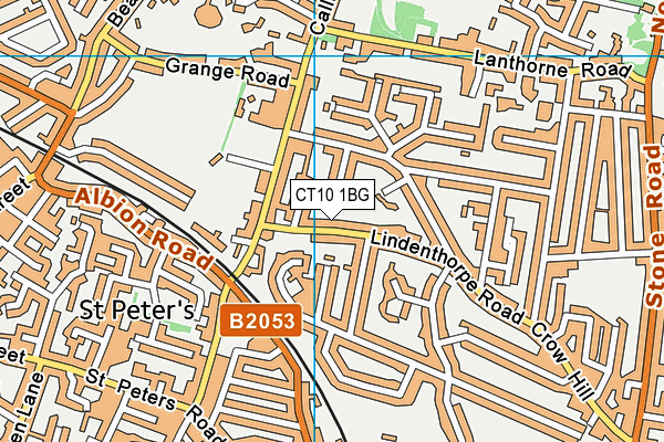 CT10 1BG map - OS VectorMap District (Ordnance Survey)