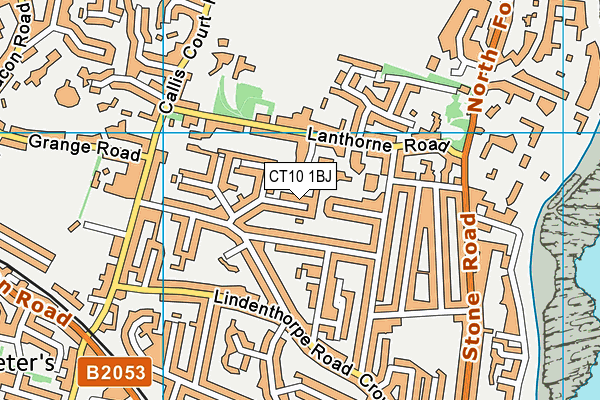 CT10 1BJ map - OS VectorMap District (Ordnance Survey)