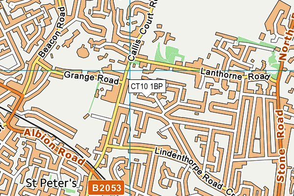 CT10 1BP map - OS VectorMap District (Ordnance Survey)
