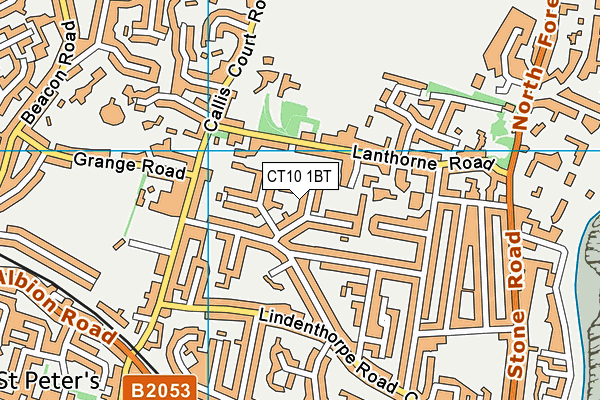 CT10 1BT map - OS VectorMap District (Ordnance Survey)