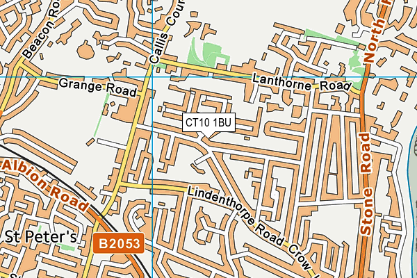 CT10 1BU map - OS VectorMap District (Ordnance Survey)