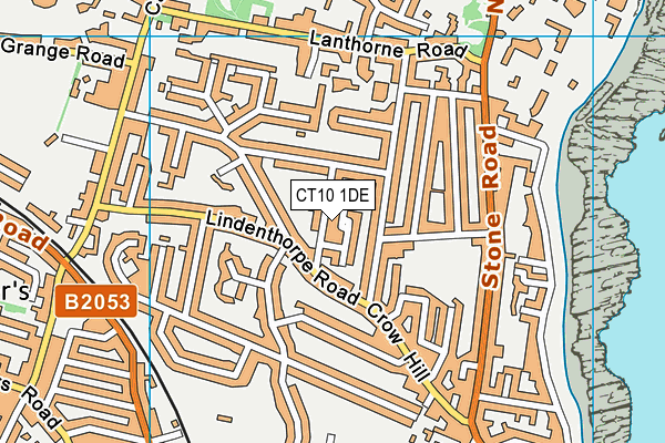 CT10 1DE map - OS VectorMap District (Ordnance Survey)