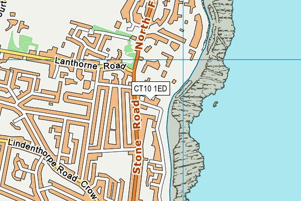 CT10 1ED map - OS VectorMap District (Ordnance Survey)