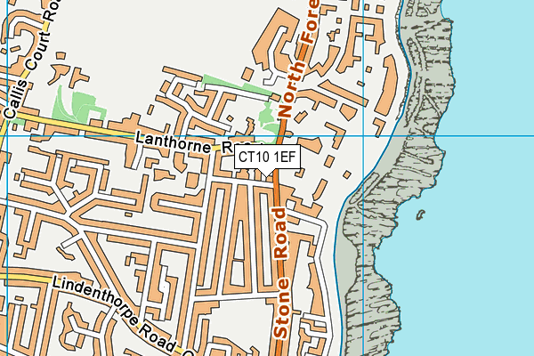 CT10 1EF map - OS VectorMap District (Ordnance Survey)
