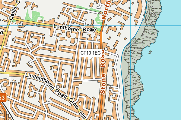 CT10 1EG map - OS VectorMap District (Ordnance Survey)