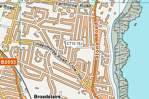 CT10 1EJ map - OS VectorMap District (Ordnance Survey)