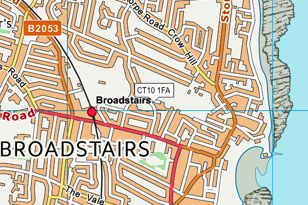 CT10 1FA map - OS VectorMap District (Ordnance Survey)