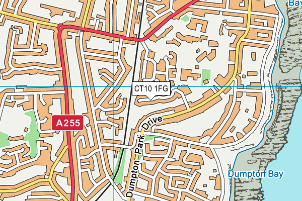 CT10 1FG map - OS VectorMap District (Ordnance Survey)