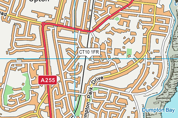 CT10 1FR map - OS VectorMap District (Ordnance Survey)