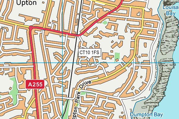 CT10 1FS map - OS VectorMap District (Ordnance Survey)