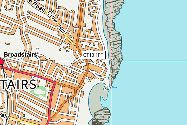 CT10 1FT map - OS VectorMap District (Ordnance Survey)