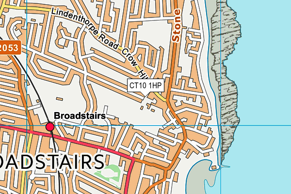 CT10 1HP map - OS VectorMap District (Ordnance Survey)