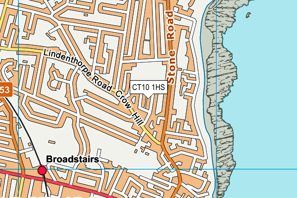 CT10 1HS map - OS VectorMap District (Ordnance Survey)