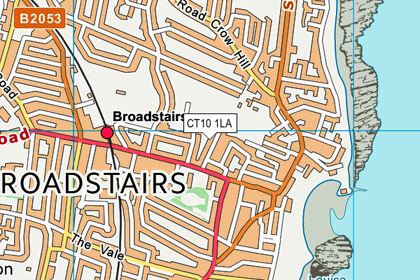 CT10 1LA map - OS VectorMap District (Ordnance Survey)