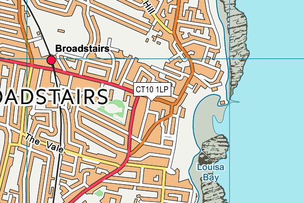 Map of THE OLD BAKEHOUSE BROADSTAIRS LIMITED at district scale