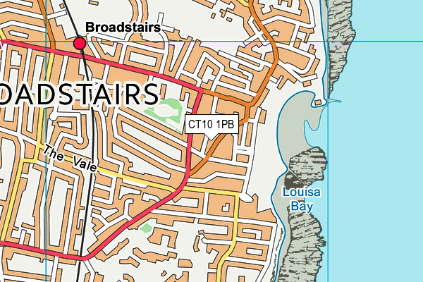 Map of BROADSTAIRS CARPETS LIMITED at district scale