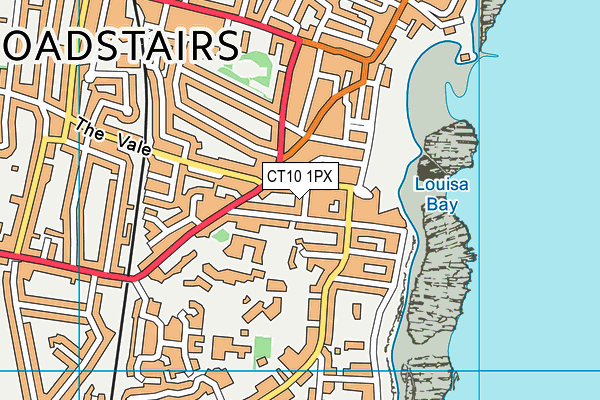 CT10 1PX map - OS VectorMap District (Ordnance Survey)