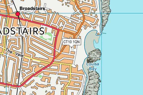 Map of 7 CHANDOS SQUARE BROADSTAIRS LIMITED at district scale