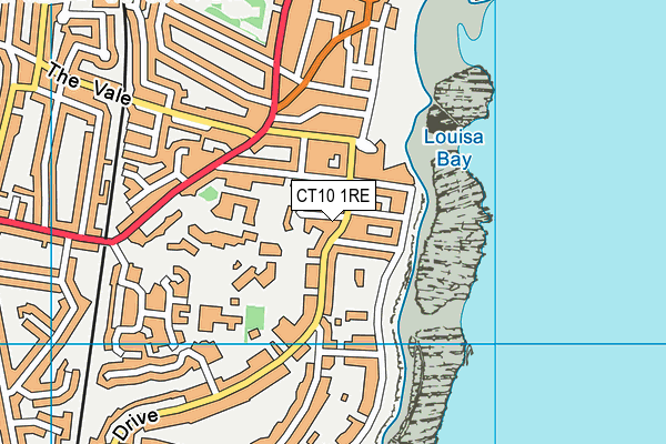 CT10 1RE map - OS VectorMap District (Ordnance Survey)