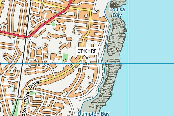 CT10 1RF map - OS VectorMap District (Ordnance Survey)