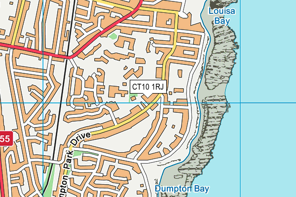 CT10 1RJ map - OS VectorMap District (Ordnance Survey)